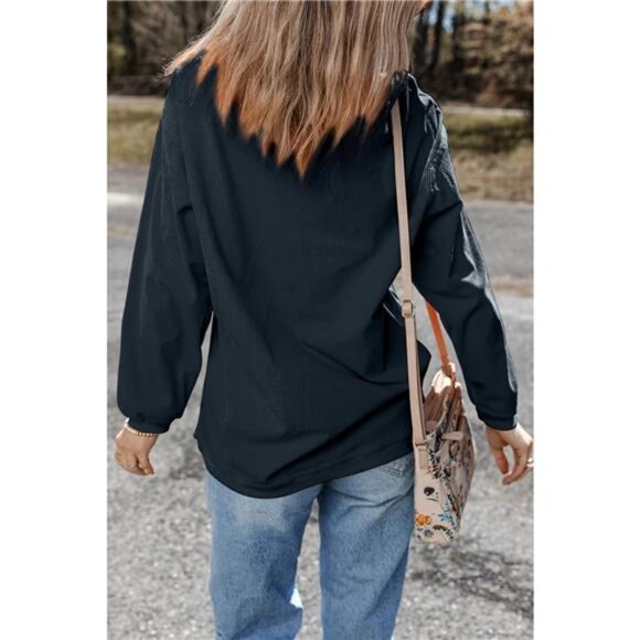 Thankful Thanksgiving Graphic Long Sleeve Sweatshirt - Picture 3 of 6